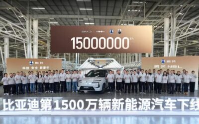 BYD Cetak Rekor Baru, Produksi 15 Juta Mobil Listrik Dunia dalam 13 Bulan